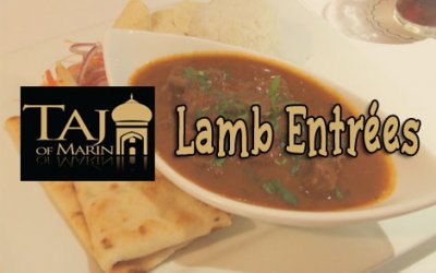 Taj of Marin Lamb Entrees