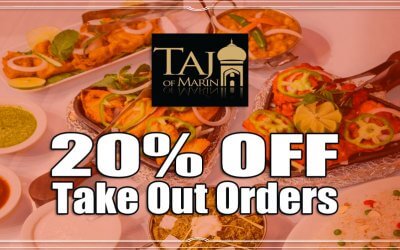 20% Off Your Take-Out Orders