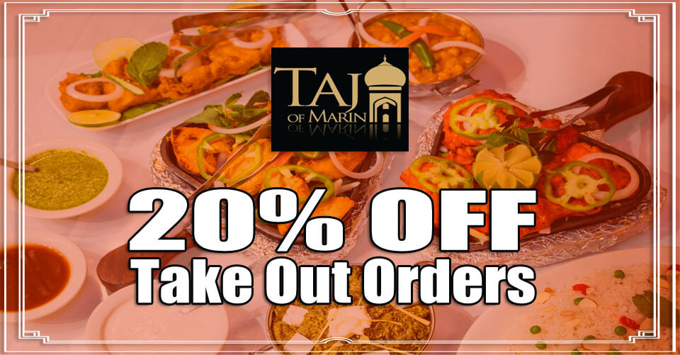 20% Off Your Take-Out Orders
